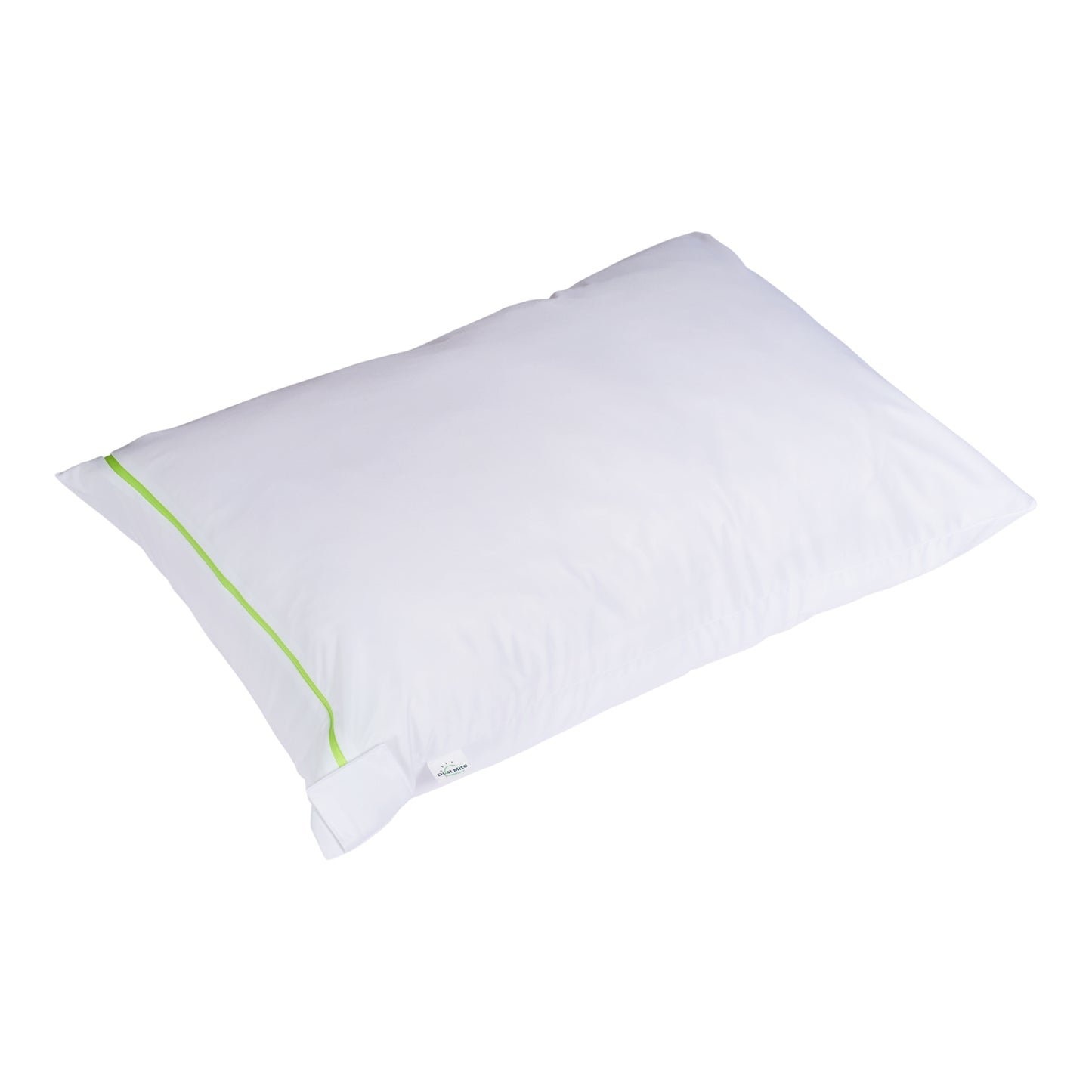 Luxury anti dust mite pillow protector with allergy-proof encasement – breathable, zip-sealed cover from iDustMite for asthma and allergy relief