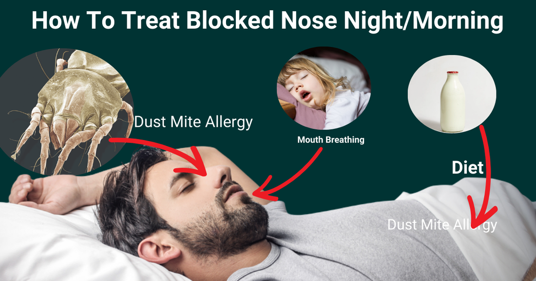 Treatment For Blocked Nose At Night / Morning / Lying Down