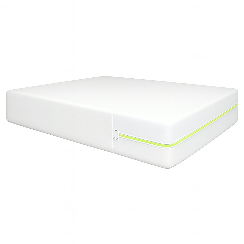 Dust mite-proof mattress encasement for allergy protection and allergen barrier coverage.