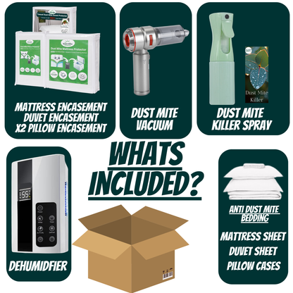 Complete Dust Mite Allergy Relief Kit – Bed + Room Protection