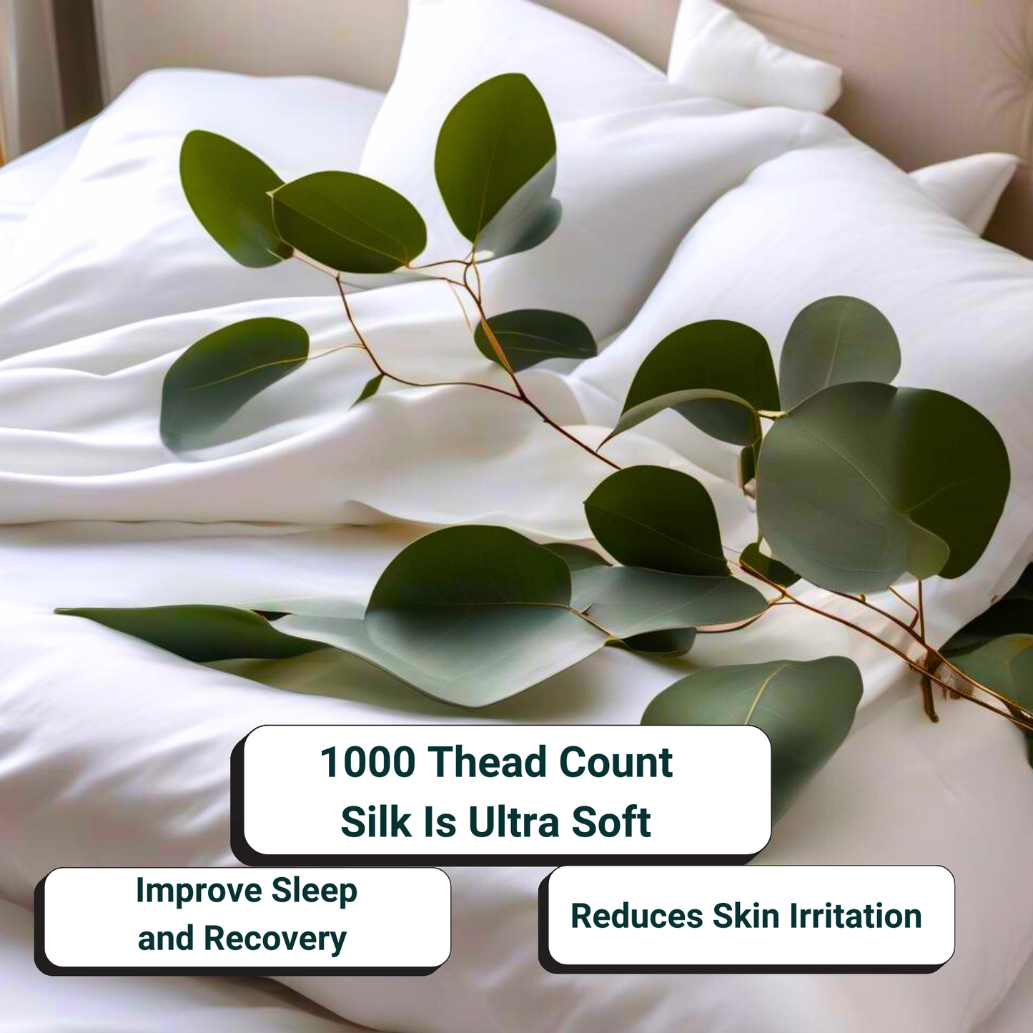 Anti Dust Mite Bedding Set | Fitted Sheet + Duvet Cover + Pillow Case