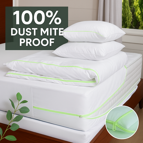 Anti Allergy Dust Mite Protector Set | Mattress + Pillow + Duvet