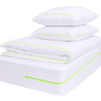 Complete anti allergy bedding set – mattress, pillow, and duvet encasements
