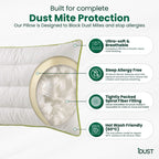 Anti Dust Mite Pillows (Set of 2) – Anti Allergy Bedding
