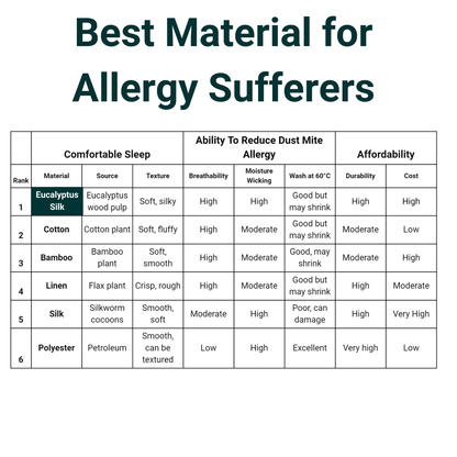 Anti-Dust Mite Mattress Bedding Set | Hypoallergenic Protection for Allergy Sufferers