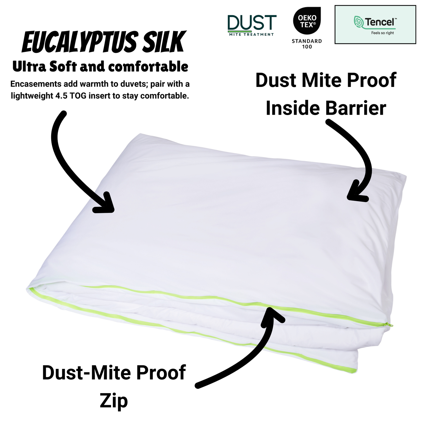 Dust Mite Duvet Encasement | Anti Dust Mite Protector