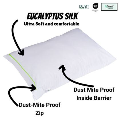 Dust Mite Pillow Protector | Anti Allergy Encasement