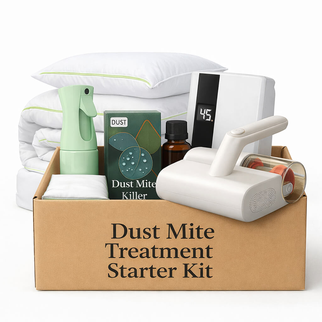 Dust Mite Treatment Kit – Complete Allergy Protection for Bed & Room