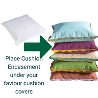 iDustMite dust mite proof cushion protector 45x45cm shown fully zipped and sealed
