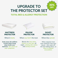 Seal the whole bed: mattress, pillow and duvet encasements in the Bed Bug Protector Set