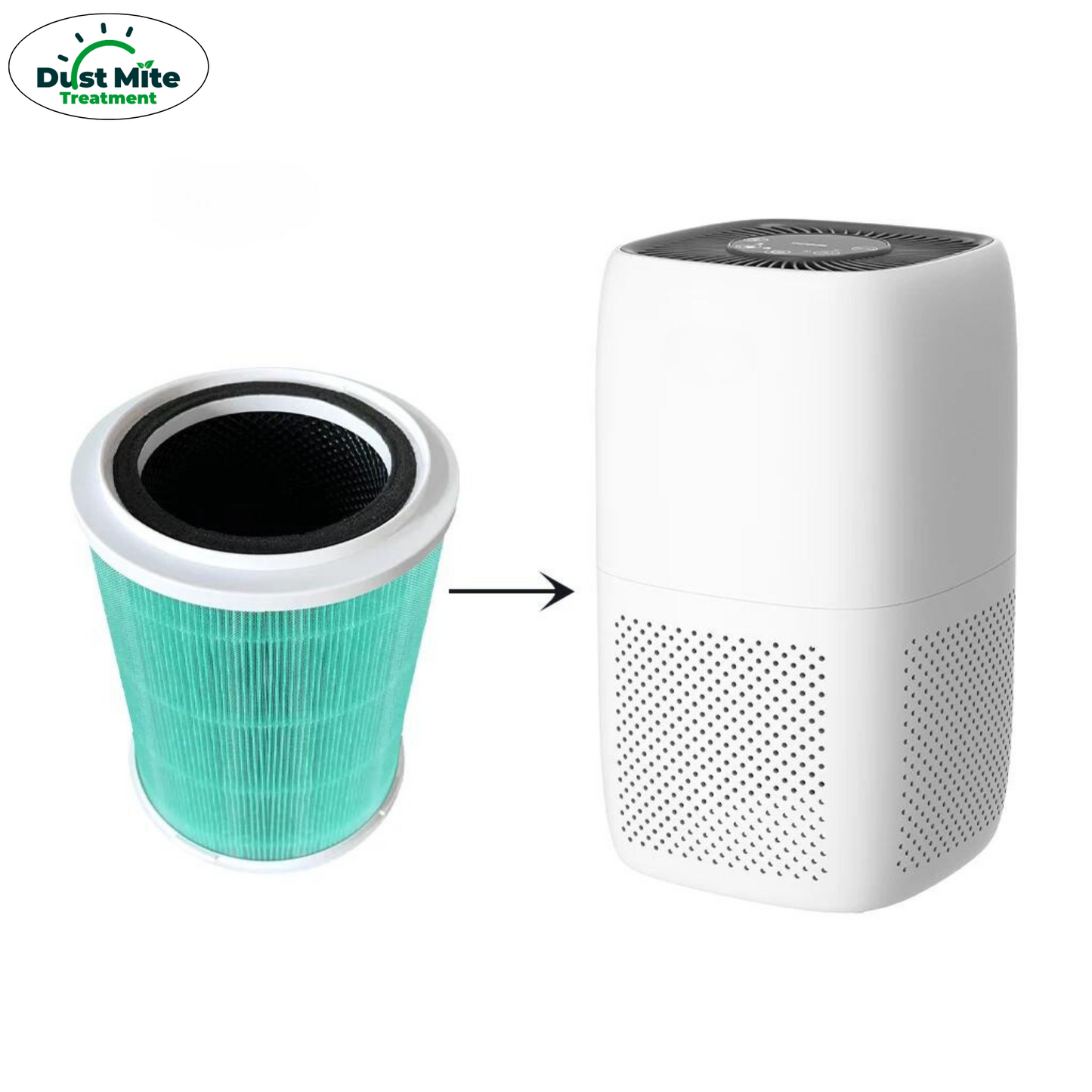 HEPA Air Purifier Filter Replacement - Dust Mite Treatment