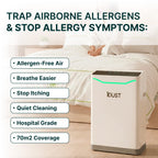 Anti-Dust Mite Air Purifier | HEPA 13 + UV-C for Allergy Relief