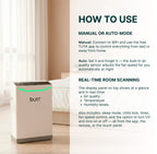 Anti-Dust Mite Air Purifier | HEPA 13 + UV-C for Allergy Relief