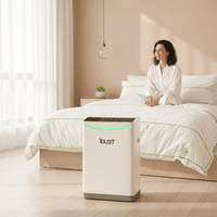 Anti-Dust Mite Air Purifier | HEPA 13 Bedroom Purifier with UV-C