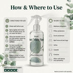 How and where to use dust mite spray on mattress protectors, sofas, carpets and curtains