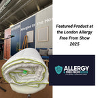  iDustMite anti-allergy duvet display at Allergy Free From Exhibition
