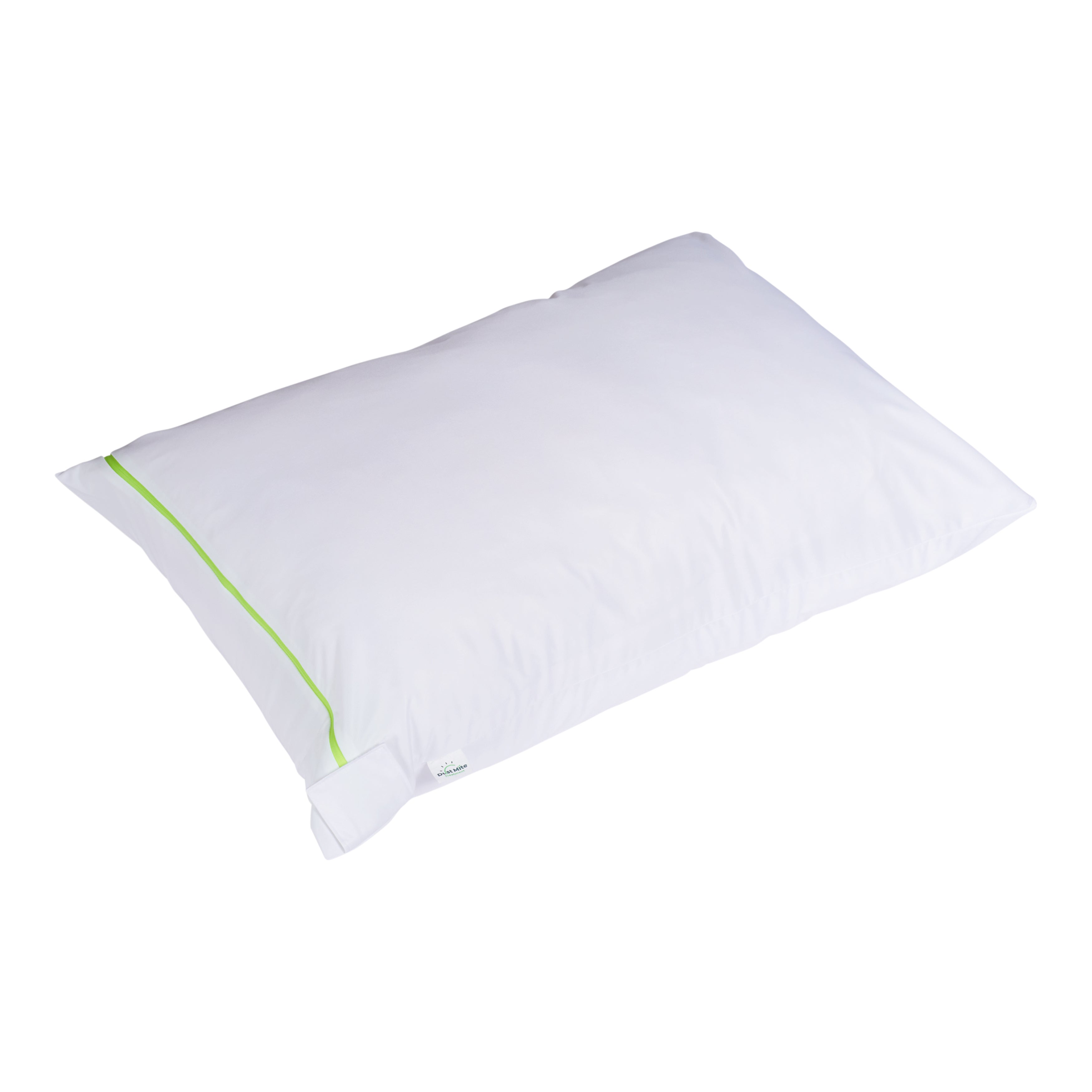 Luxury anti dust mite pillow protector with allergy-proof encasement – breathable, zip-sealed cover from iDustMite for asthma and allergy relief